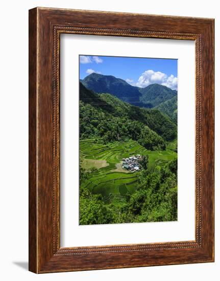 Bangaan in the Rice Terraces of Banaue, Northern Luzon, Philippines-Michael Runkel-Framed Photographic Print