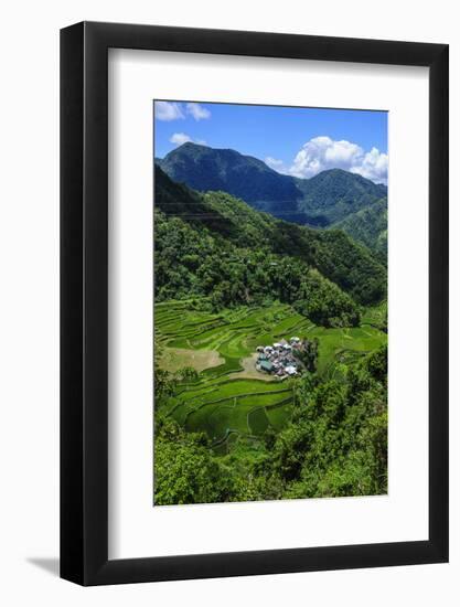 Bangaan in the Rice Terraces of Banaue, Northern Luzon, Philippines-Michael Runkel-Framed Photographic Print