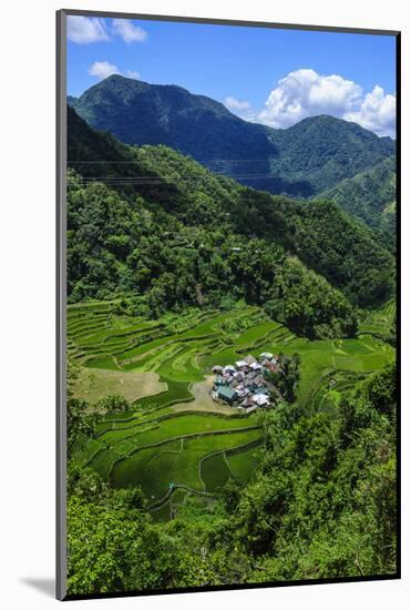 Bangaan in the Rice Terraces of Banaue, Northern Luzon, Philippines-Michael Runkel-Mounted Photographic Print