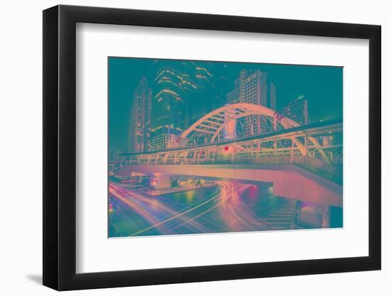 Bangkok Bridge-Marco Carmassi-Framed Photographic Print