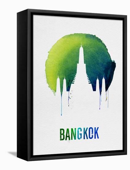 Bangkok Landmark Blue-null-Framed Stretched Canvas