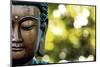 Bangkok, Thailand. Depiction of head and face of Buddha outdoor statue-Miva Stock-Mounted Photographic Print