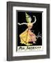 Bangkok, Thailand - Pan American Airlines (PAA) - Thai Woman Classical Dancer-A^ Amspoker-Framed Art Print