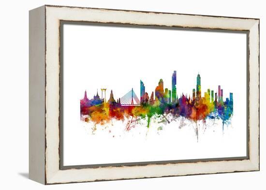 Bangkok Thailand Skyline-Michael Tompsett-Framed Stretched Canvas