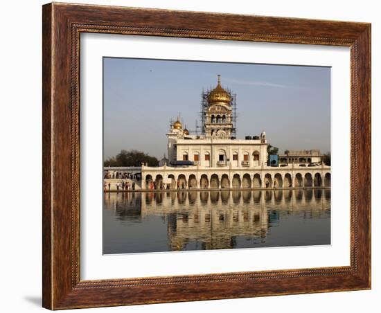 Bangla Sahib Gurdwara, New Delhi, India, Asia-null-Framed Photographic Print