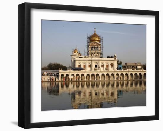 Bangla Sahib Gurdwara, New Delhi, India, Asia-null-Framed Photographic Print