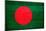 Bangladesh Flag Design with Wood Patterning - Flags of the World Series-Philippe Hugonnard-Mounted Art Print