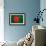 Bangladesh Flag Design with Wood Patterning - Flags of the World Series-Philippe Hugonnard-Framed Art Print displayed on a wall