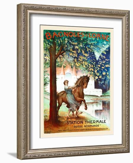 Bangoles De L'Orne-Charles Léandre-Framed Art Print