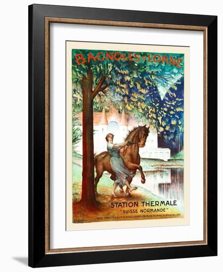 Bangoles De L'Orne-Charles Léandre-Framed Art Print