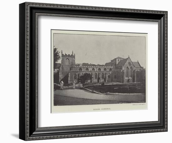 Bangor Cathedral-null-Framed Giclee Print