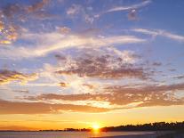 A Sunset over a Beach in Pensacola, Florida, Usa.-Banilar-Photographic Print