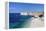 Banje Beach, Old Harbour and Old Town, UNESCO World Heritage Site-Markus Lange-Framed Premier Image Canvas