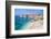 Banje beach, Old Port and Dubrovnik Old Town, Dubrovnik, Dalmatian Coast, Croatia, Europe-Neale Clark-Framed Photographic Print