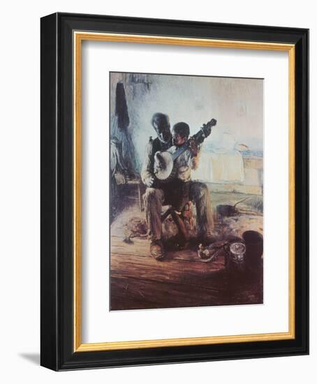 Banjo Lesson-Henry Ossawa Tanner-Framed Art Print