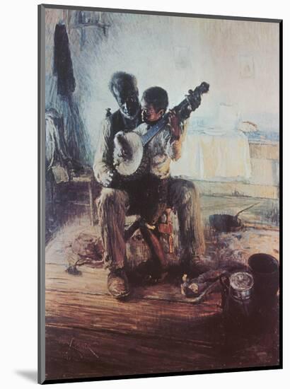 Banjo Lesson-Henry Ossawa Tanner-Mounted Art Print