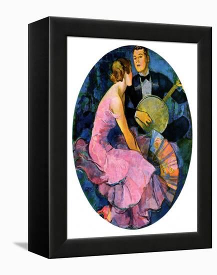 "Banjo Serenade,"April 11, 1931-John LaGatta-Framed Premier Image Canvas