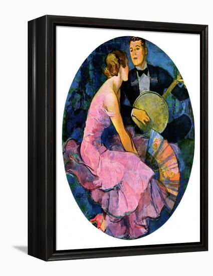 "Banjo Serenade,"April 11, 1931-John LaGatta-Framed Premier Image Canvas