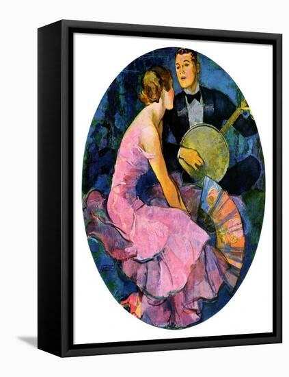 "Banjo Serenade,"April 11, 1931-John LaGatta-Framed Premier Image Canvas