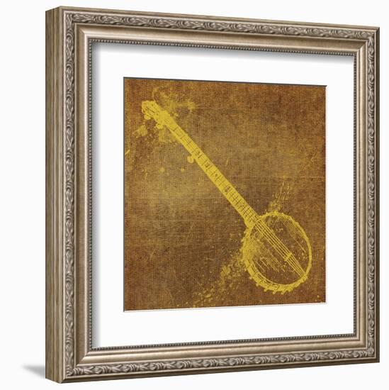 Banjo-John W^ Golden-Framed Art Print
