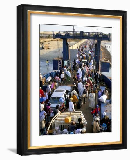 Banjul to Bari Ferry, Banjul, the Gambia, West Africa, Africa-R H Productions-Framed Photographic Print