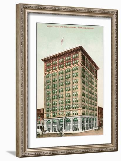 Bank Building, Portland, Oregon-null-Framed Art Print