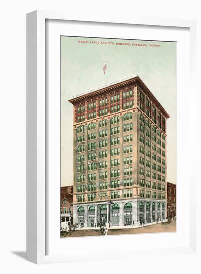 Bank Building, Portland, Oregon-null-Framed Art Print