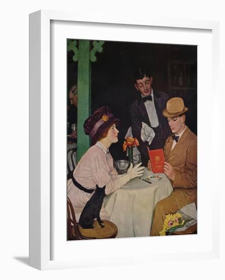 'Bank Holiday', 1912 (1935)-William Strang-Framed Giclee Print