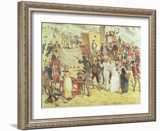 Bank Holiday or the Fun of the Fair-Charles Altamont Doyle-Framed Giclee Print