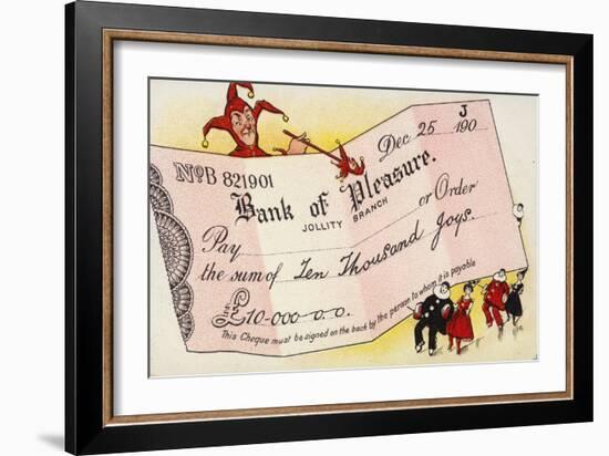 Bank of Pleasure-null-Framed Giclee Print