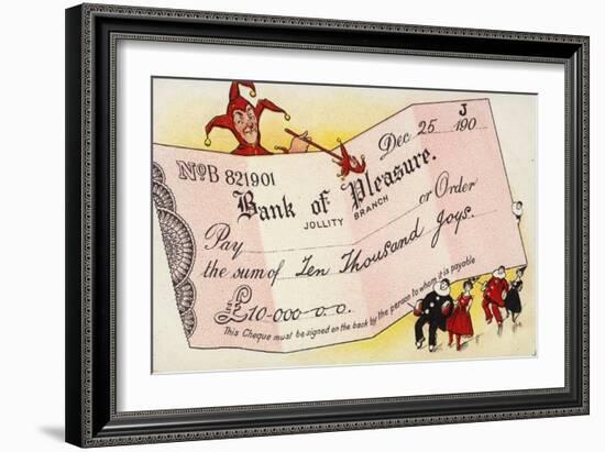 Bank of Pleasure-null-Framed Giclee Print