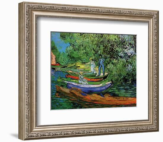 Bank of the Oise at Auvers, c.1890-Vincent van Gogh-Framed Art Print