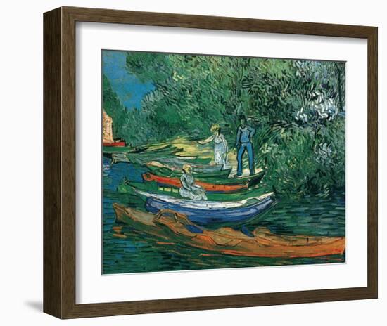 Bank of the Oise at Auvers, c.1890-Vincent van Gogh-Framed Art Print