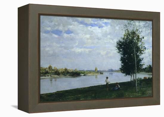 Bank of the Po, 1881-Demetrio Cosola-Framed Premier Image Canvas