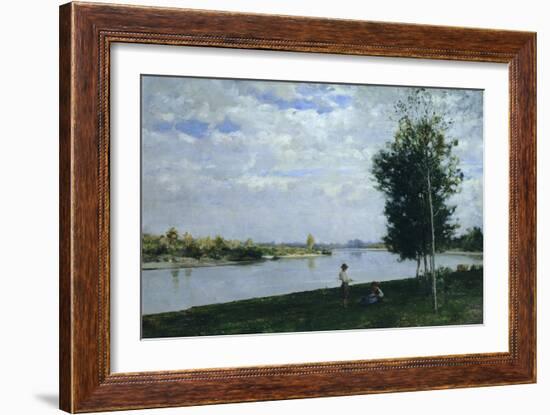 Bank of the Po, 1881-Demetrio Cosola-Framed Giclee Print