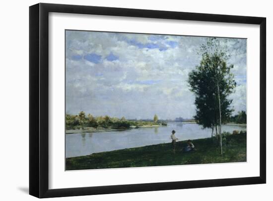 Bank of the Po, 1881-Demetrio Cosola-Framed Giclee Print