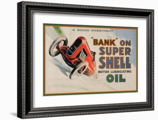 Bank on Super Shell-null-Framed Art Print