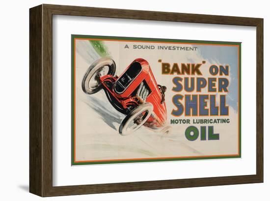 Bank on Super Shell-null-Framed Art Print