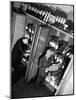 Bank Workers Filing Textile Shares in Steel Vaults at Deutches Bank-Margaret Bourke-White-Mounted Photographic Print