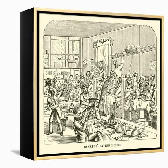 Bankers' Eating House-null-Framed Premier Image Canvas