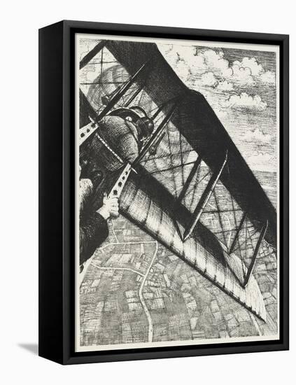 Banking at 4,000 Feet, 1917 (Litho)-Christopher Richard Wynne Nevinson-Framed Premier Image Canvas