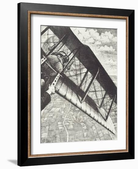 Banking at 4000 Feet, C. 1918-Christopher Richard Wynne Nevinson-Framed Giclee Print