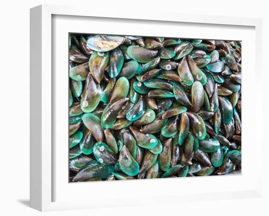 Bankok Food Market with a a Large Variety of Food Choices-Terry Eggers-Framed Photographic Print