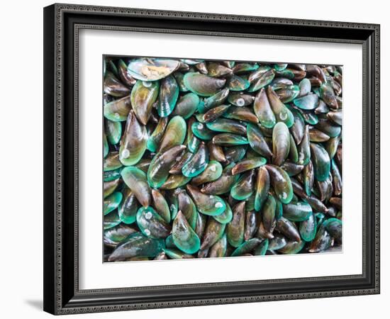 Bankok Food Market with a a Large Variety of Food Choices-Terry Eggers-Framed Photographic Print