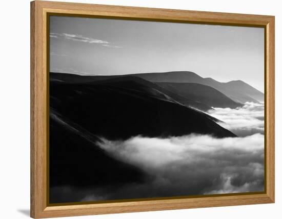 Banks of Fog Enveloping Mountains Outside San Francisco-Margaret Bourke-White-Framed Premier Image Canvas