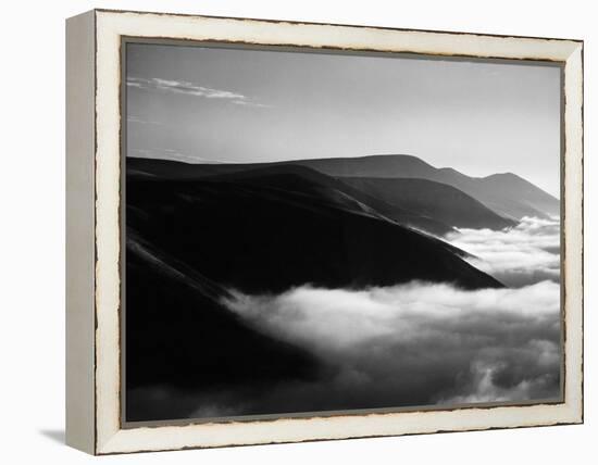 Banks of Fog Enveloping Mountains Outside San Francisco-Margaret Bourke-White-Framed Premier Image Canvas