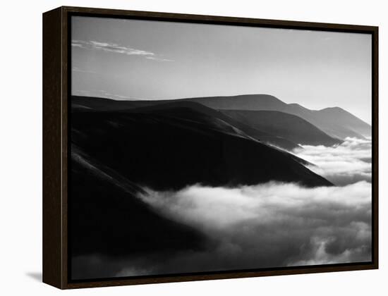 Banks of Fog Enveloping Mountains Outside San Francisco-Margaret Bourke-White-Framed Premier Image Canvas