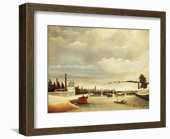 Banks of Seine-Henri Rousseau-Framed Giclee Print