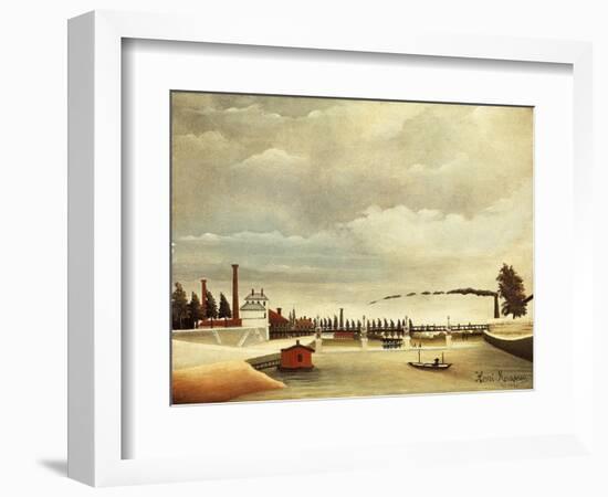 Banks of Seine-Henri Rousseau-Framed Giclee Print