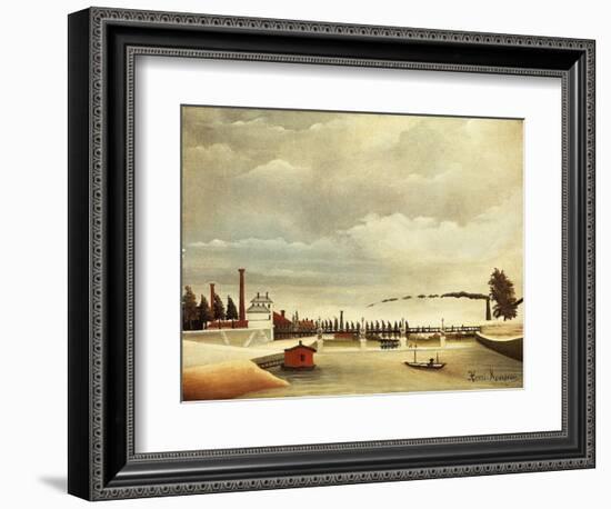 Banks of Seine-Henri Rousseau-Framed Giclee Print